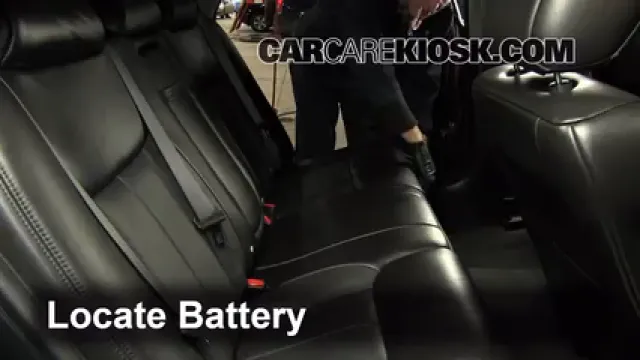 2009 Cadillac DTS Platinum 4.6L V8 Batterie Changement